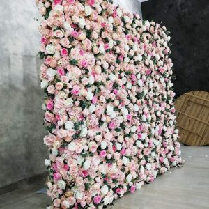 Décoration mur de fleur