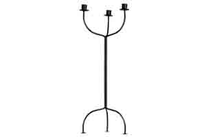 Chandelier 3 Branches Noir buffet